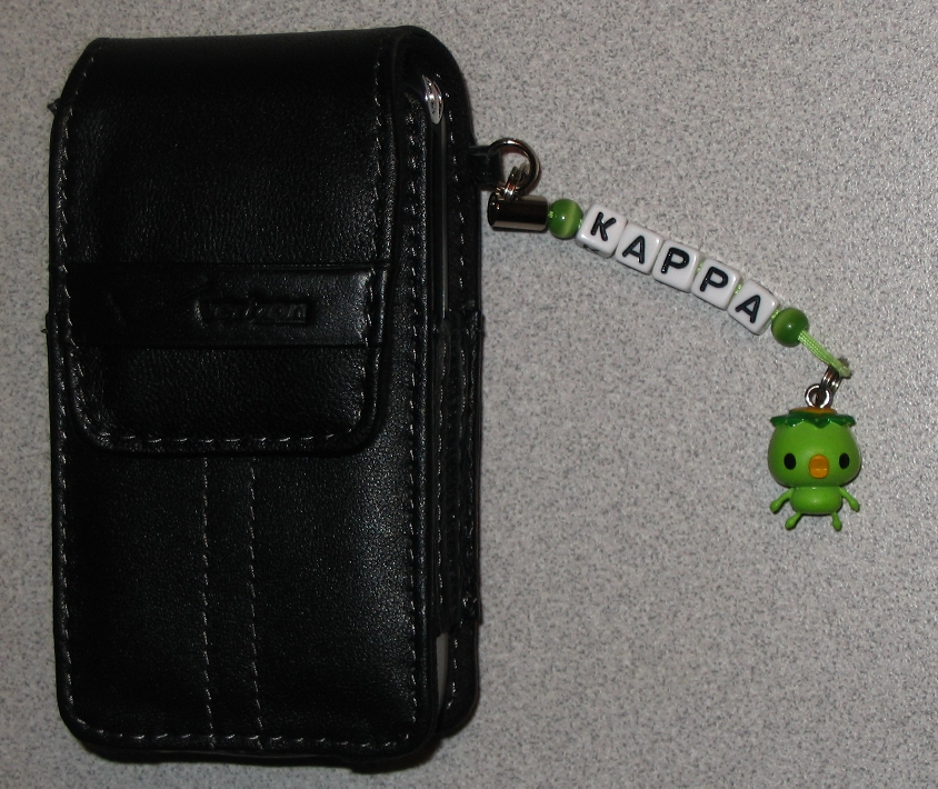 Kappa Cellphone Charm by bumblefly