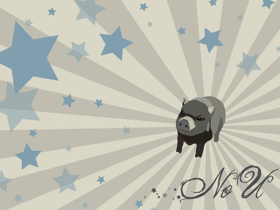 NO U Pig by bumblefly