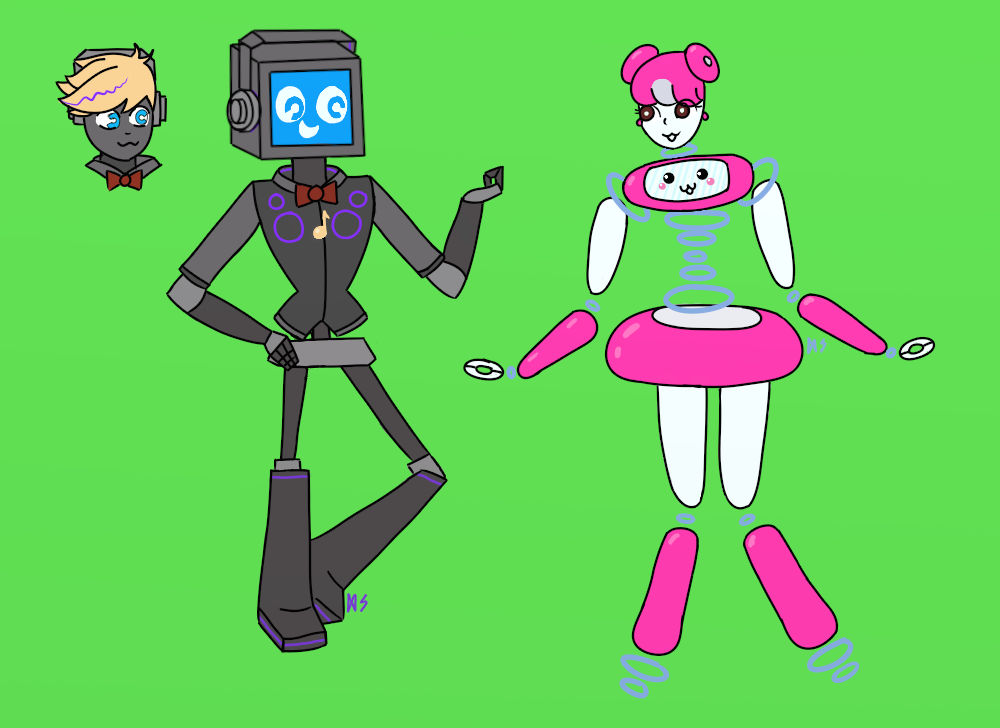 Human Melody and Fandroid by AbleWizzkid on DeviantArt