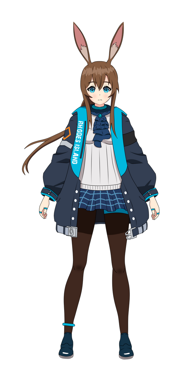 Amiya from Arknights B by MrFDraw on DeviantArt