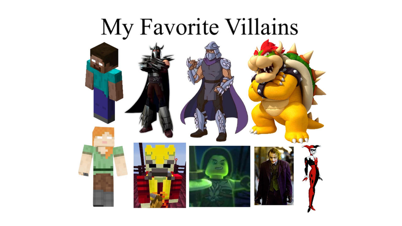 My Favorite Villains By Theohowardii On Deviantart My Favorite Villains By Theohowardii On Deviantart