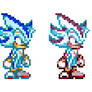 Super Sonadow Blue and Chaos Mode Blue