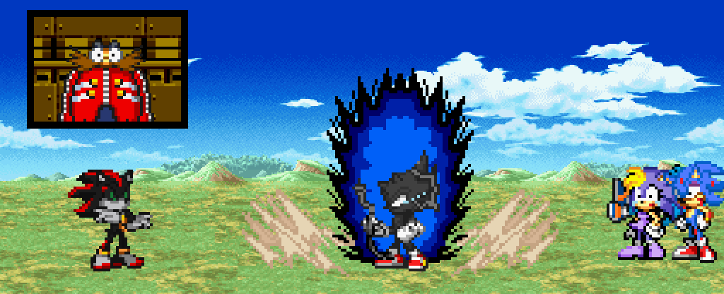 Pixilart - Dark Sonic by spenceraus2