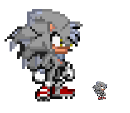 all sonic and shadow and silver Fusion Sprite by Bryan95549 on DeviantArt