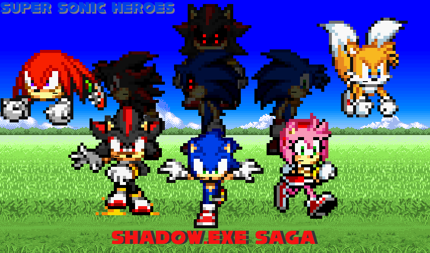 Super Sonic Heroes: Shadow.Exe Saga Cover by justinpritt16 on DeviantArt
