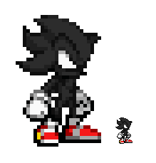 Dark Sonic sprites still more by Phantom644 on DeviantArt