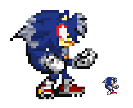 Super sonic inspiration from krakenboi4 pixel art