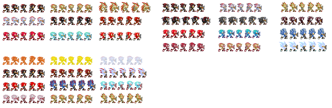 Chaos Sonic sprites by sonicmechaomega999 on DeviantArt