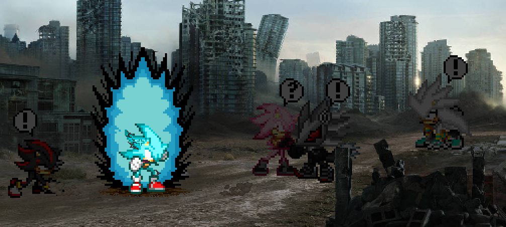 Dark Super Sonic 2 (Dynamic Version) by justinpritt16 on DeviantArt