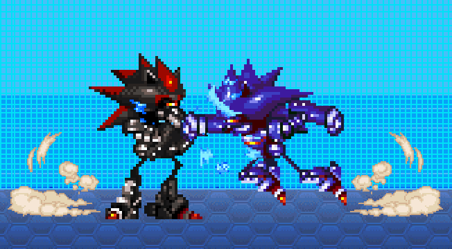 Shadow Android vs Mecha Sonic