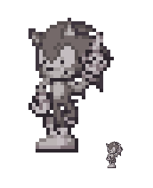 Statue Sprite Sonic Statue Sprite by justinpritt16 on DeviantArt
