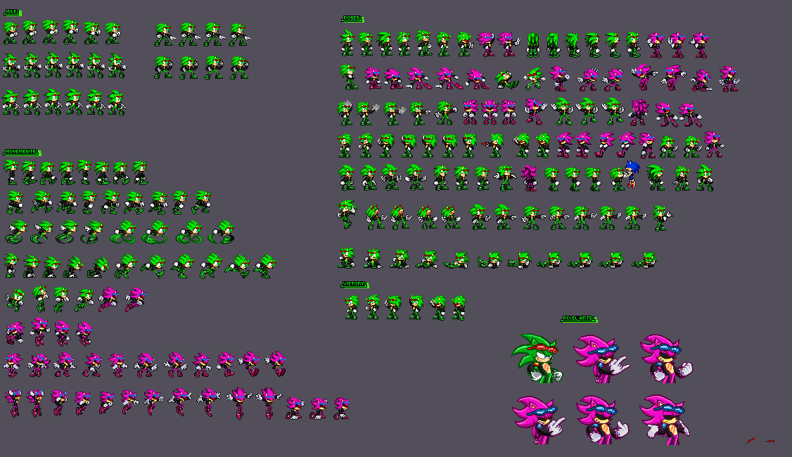 Sprite Sheet Pack by LucarioShirona on DeviantArt