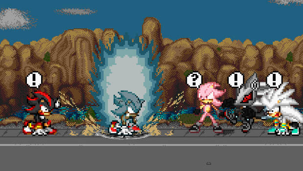 Blue super Sonic vs eyx . Sonic revenge by shadowXcode on DeviantArt