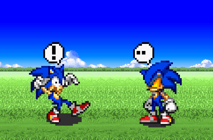 Sonic SMS Remake: Super Sonic x Hyper Sonic