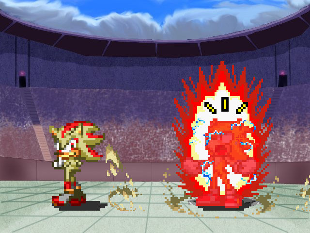Chaos Boost Super Sonic (Remake) by justinpritt16 on DeviantArt