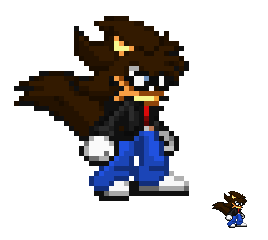 Pixilart - NEW SONIC SPRITE by Silly-Wolf