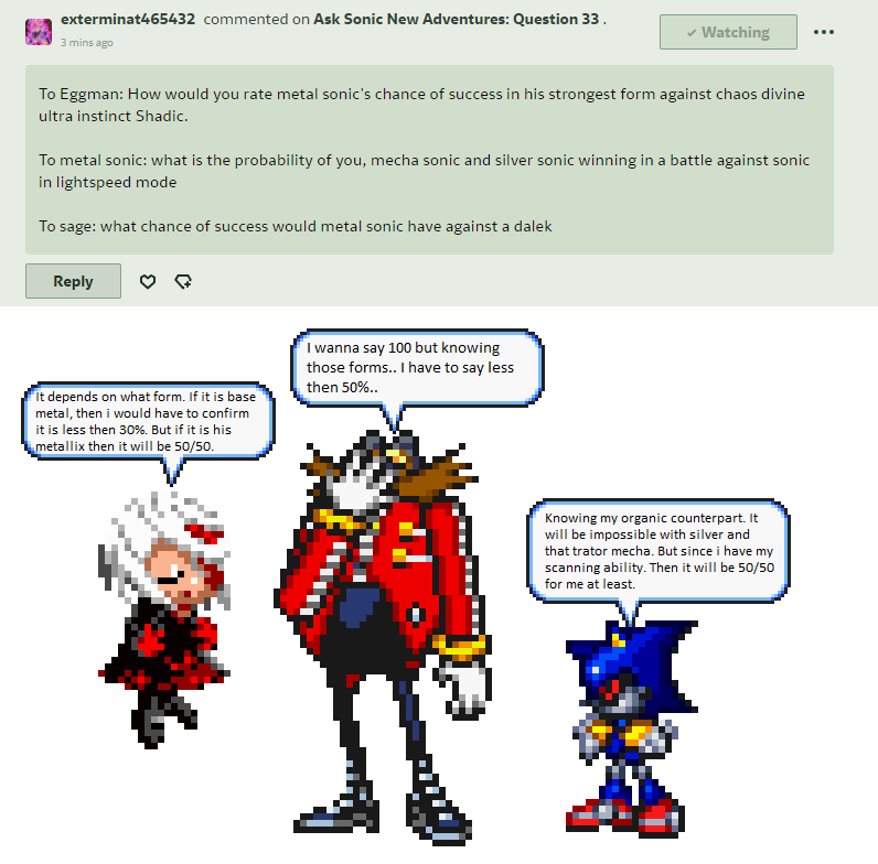 Question about Metal Sonic.