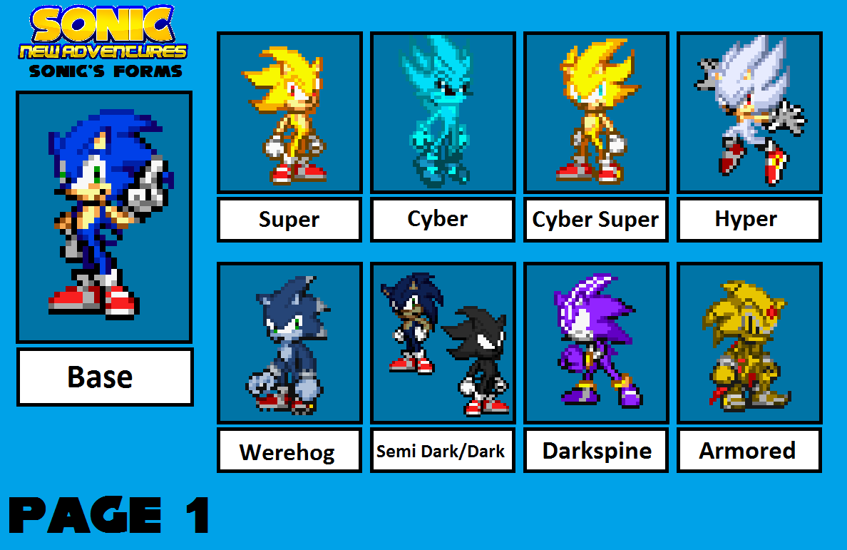 Darkspine Sonic 2023 Sheet by CyberTheCyclone on DeviantArt