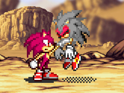 Kratos has a talk with Dark Sonic by justinpritt16 on DeviantArt