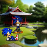 Sonic and Omoikane: Relaxing outside