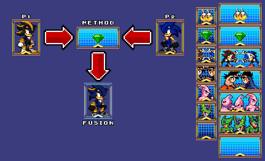 Sonic Fusion Meme: Mugen Android Shadic by justinpritt16 on DeviantArt