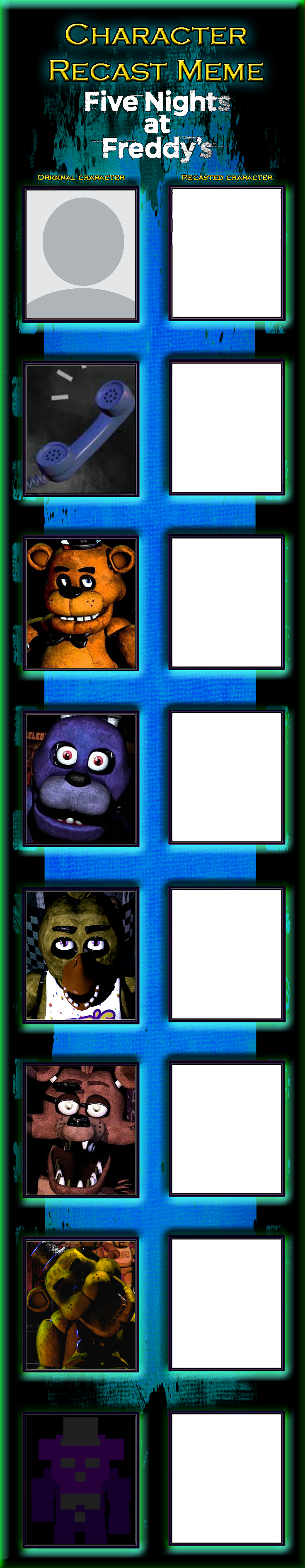 Recast Deviantart Base FNaF Recast by justinpritt16 on DeviantArt