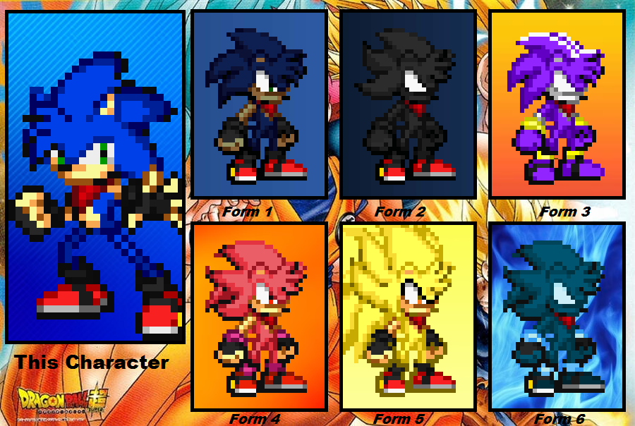 Super Sonic Sprites New Part 2 By Phantom644 On Deviantart