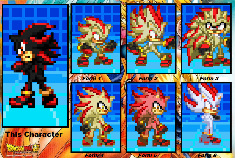 Time shadow's super forms (Remake) by justinpritt16 on DeviantArt
