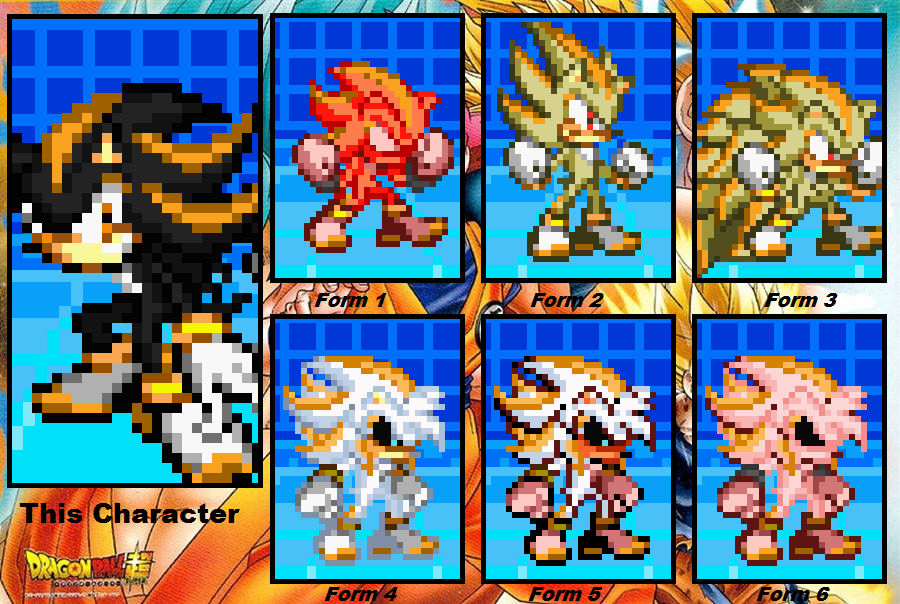 Android shadow's super forms by justinpritt16 on DeviantArt