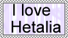 I love Hetalia stamp