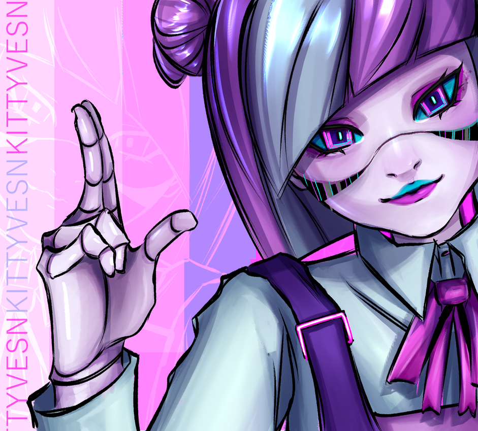 Android Girl by KITTYVESN on DeviantArt