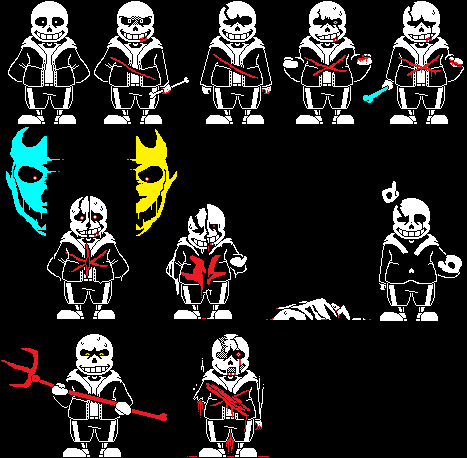 Undertale Last Breath Official Sprites Progress By By Piperartz On Deviantart