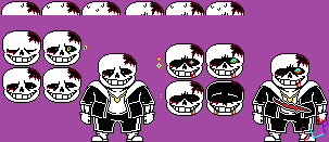 Pixilart - insanity sans sprite by EpicUTfan1234