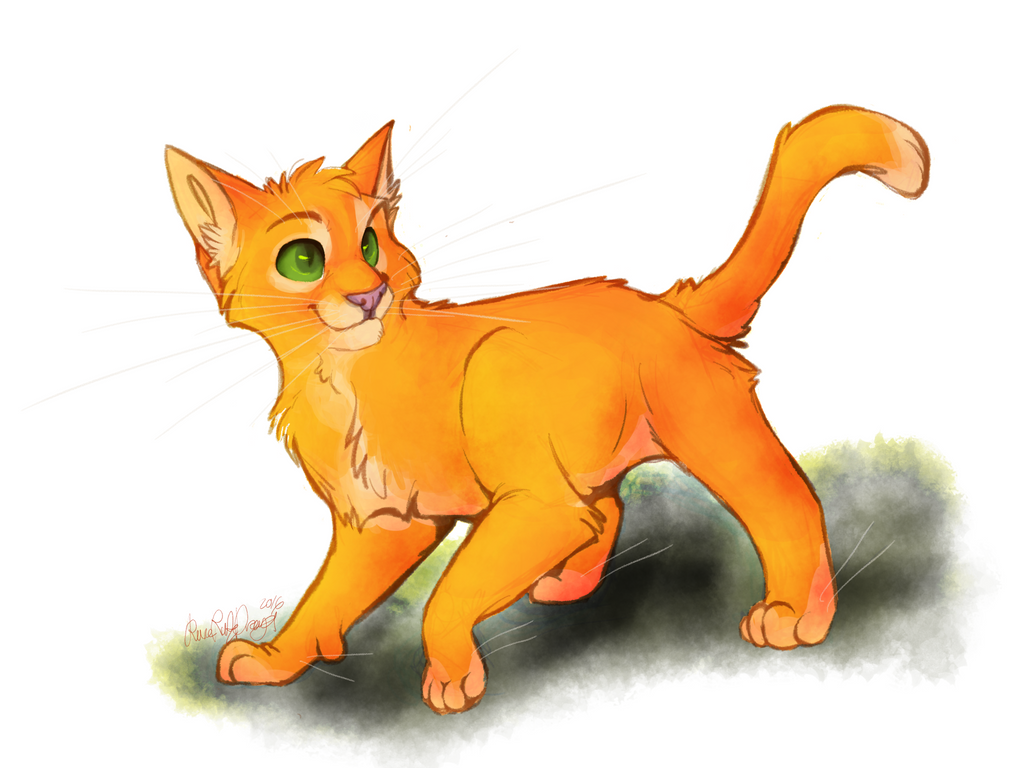 100 WARRIOR CATS CHALLENGE] #1 - Firestar by toboe5tails on DeviantArt