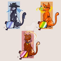 :2/3 OPEN: Fancy Cat Adoptables 5