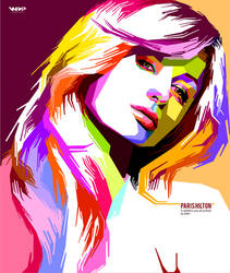 Paris Hilton in WPAP by Edho