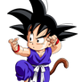 Goku kid pose combate Dragon Ball