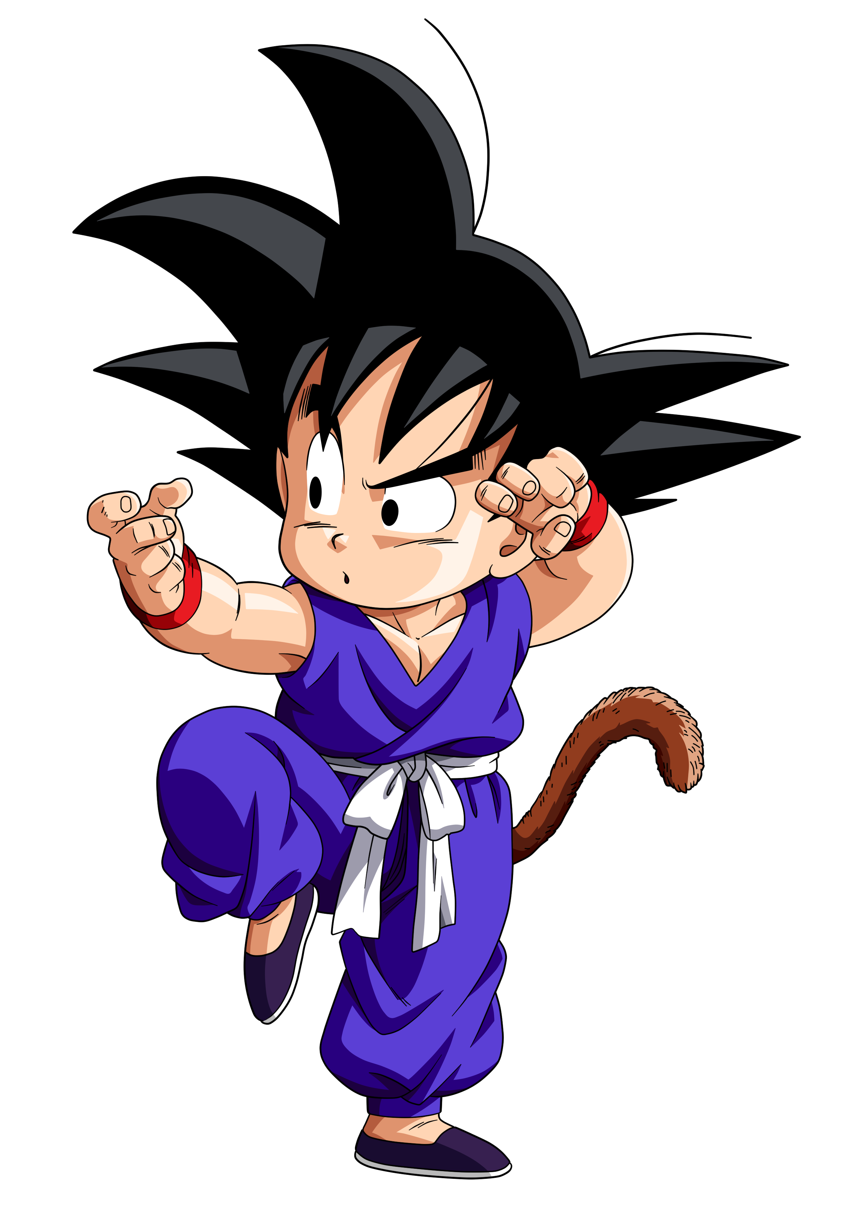 Goku kid pose combate Dragon Ball by Widdirit on DeviantArt