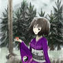 Ryougi Shiki in the Snow