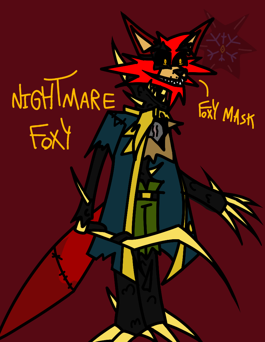 fnaf 4 Nightmare Foxy - online puzzle