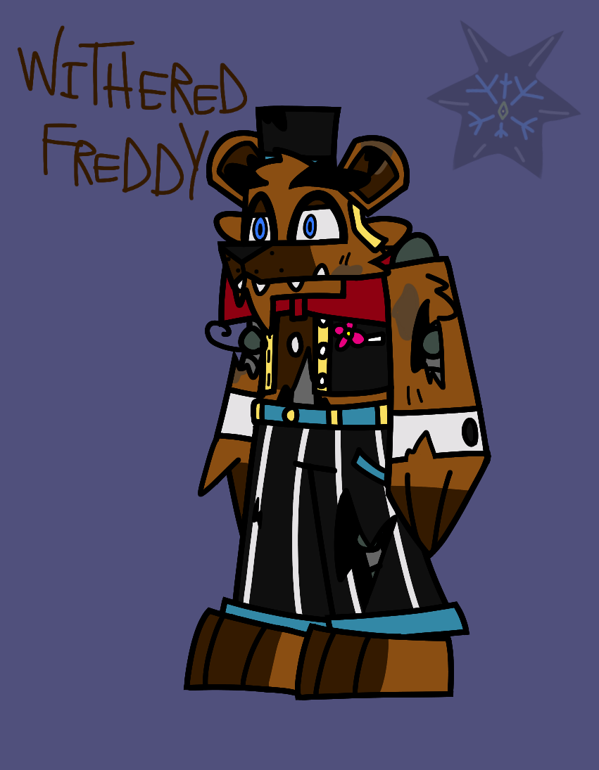 Withered Freddy - (FNAF2) - Freddy Fazbear Pizza by IsraVaz01 on DeviantArt