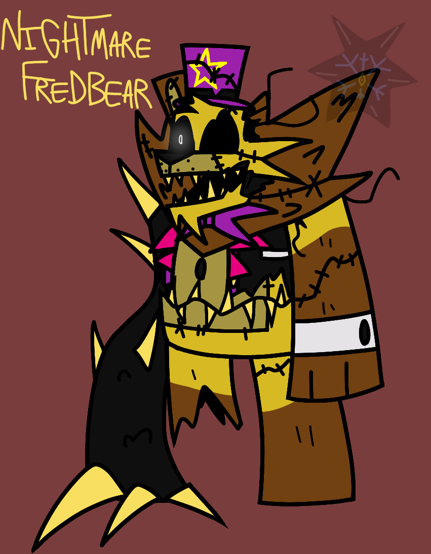 Fredbear Nightmare by LadyFiszi on DeviantArt