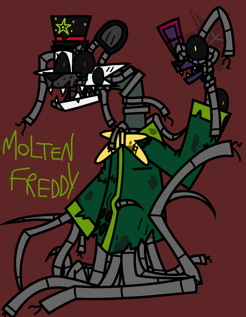 Pixilart - Molten Freddy by SpecterSkull