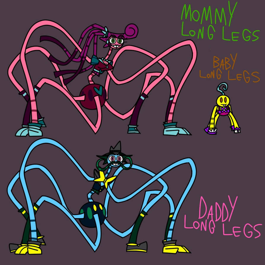 Damaged Huggy Wuggy and Mommy Long Legs by BlueBearStudios07 on