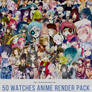 50 Watches - Anime Render Pack