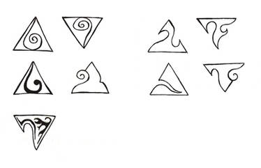 Triangle Tattoo - Sketch 01