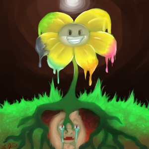 Flowey + Undertale by monstertxt on DeviantArt