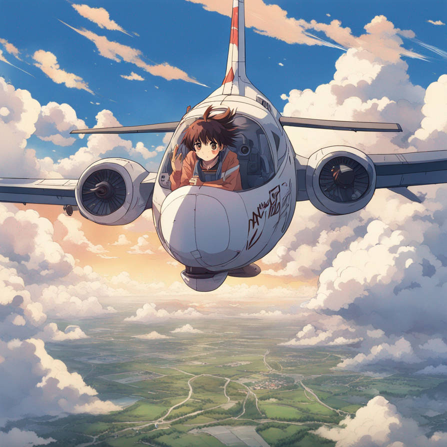 Plane Racing Anime Anime flight by captaincornish on DeviantArt