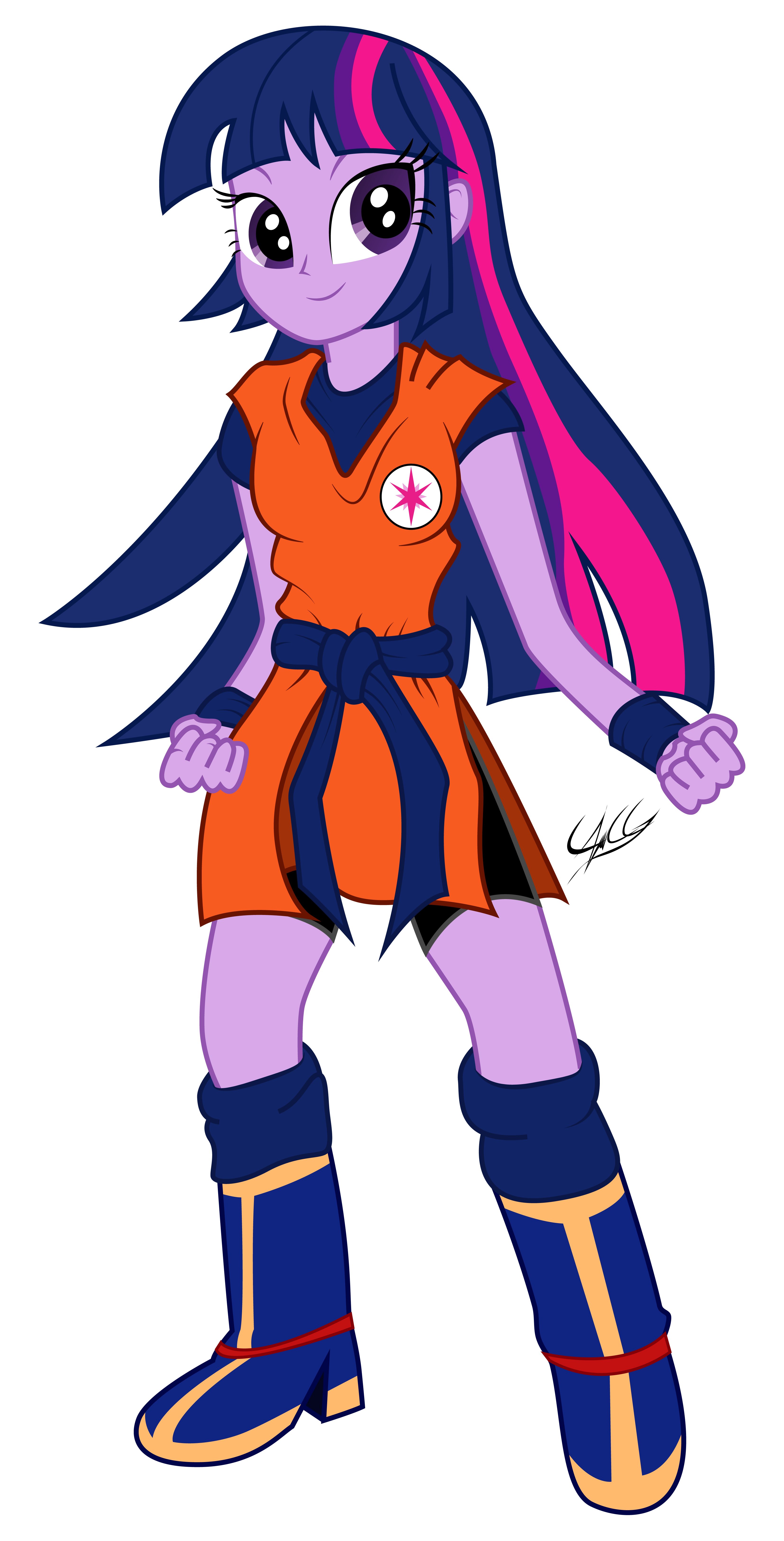 Twilight Sparkle hija de Goku