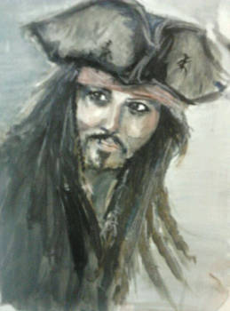 Johnny Deep s Watercolor Portrait